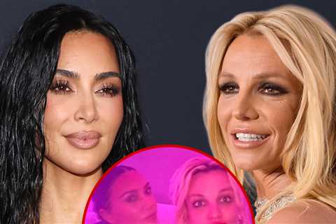 Kim and Khloé Kardashian Hang Out with Britney Spears