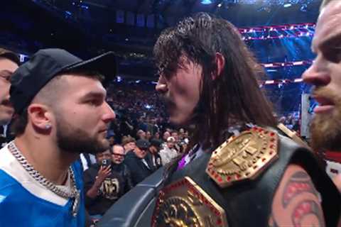 Injured Giants rookie Cam Skattebo gets physical with WWE stars during ‘Monday Night Raw’ at MSG