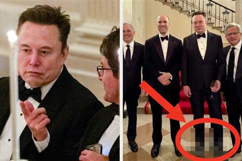 Everyone Is Pointing Out The Same Thing About Elon Musk's Shoes In This Pic