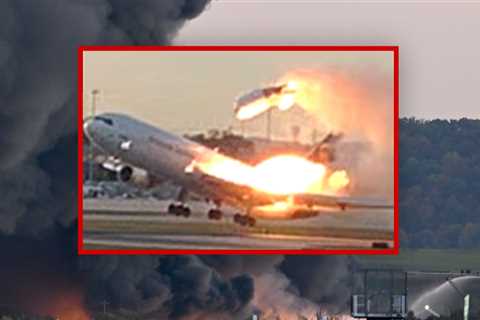 New UPS Plane Crash Images Show Engine Exploding Off Left Wing on Takeoff