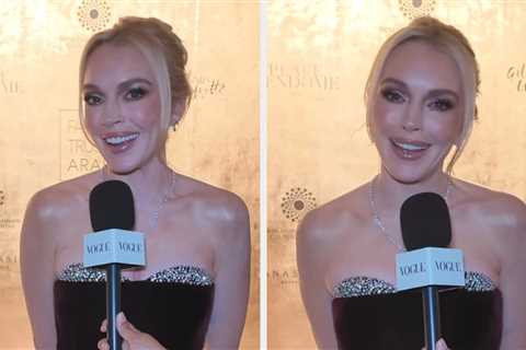 Lindsay Lohan Is Going Viral For Her New Accent