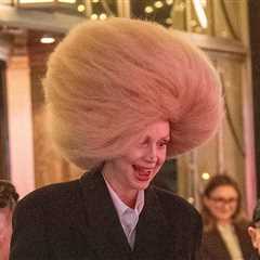 Gwendoline Christie Struggles to Get Into Cab With Massive Wig