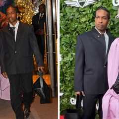 Fashion Bomb Couple: A$AP Rocky & Rihanna Step out to the Gotham Awards in a Black Chanel Suit and..