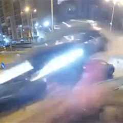Shocking Video Shows Mercedes-Benz Catapulting Over Traffic Before Crashing