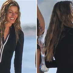 Gisele Bündchen Sexy Surfboard Photoshoot in Miami