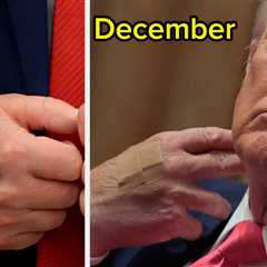 It's Nearly The End Of 2025, So Here Are Pictures Of Trump's Hand From Every Month This Year
