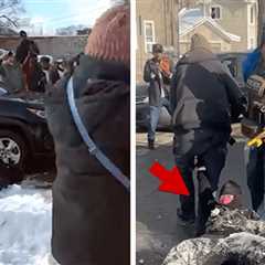 ICE Agents Drag Pregnant Woman on Minneapolis Street, on Video