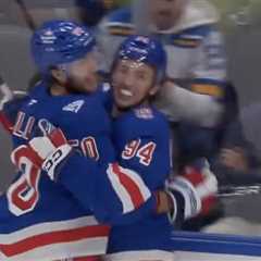 Gabe Perreault scores first NHL goal to give Rangers jolt