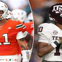No. 7 Texas A&M vs. No. 10 Miami: How to watch CFP Round 1 for free