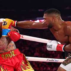 Anthony Joshua knocks out Jake Paul in sixth round of hyped fight