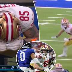 George Kittle exits early with ankle injury in latest 49ers’ worry