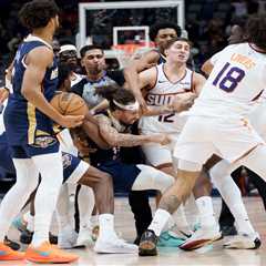Two players ejected after punches thrown during Pelicans-Suns game in wild scene