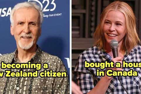 18 Celebs Who Left The US For Political Reasons Or Plan To