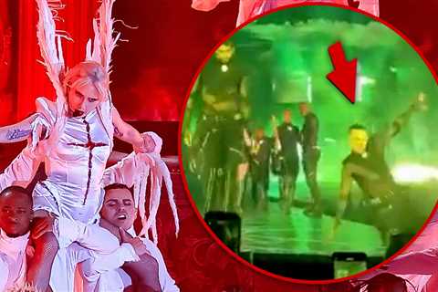 Lady Gaga Halts 'Mayhem Ball' Show After Dancer Falls Off Stage