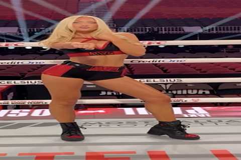 Jaxson Dart’s rumored girlfriend Marissa Ayers stuns during Jake Paul-Anthony Joshua fight