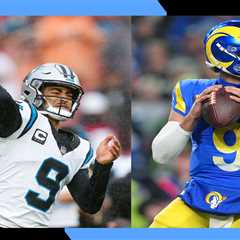 What do the cheapest tickets cost for the Panthers-Rams Wild Card game?
