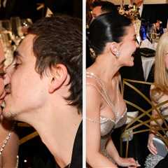 Elle Fanning Was Caught Interrupting Kylie Jenner And Timothée Chalamet Mid-PDA At The Golden..
