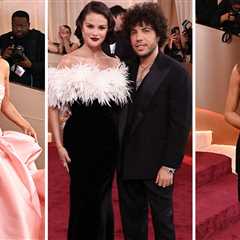 Celebs Go For Gold on 2026 Golden Globes Red Carpet