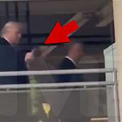 President Trump Filmed Flipping Off Ford Worker Who Yells 'Pedophile Protector' at Him