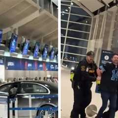 Car Crashes Into Terminal at Detroit Airport In Crazy Video