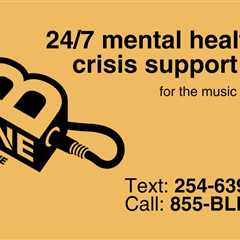 Backline Launches B-LINE, 24/7 Mental Health and Crisis Support Line For Music Pros