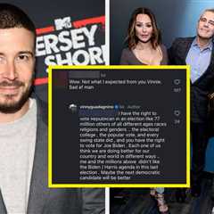 Vinny From Jersey Shore Is Facing Backlash For Defending ICE