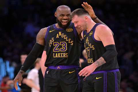 LeBron James, Luka Doncic finally put on show at same time in Lakers’ win
