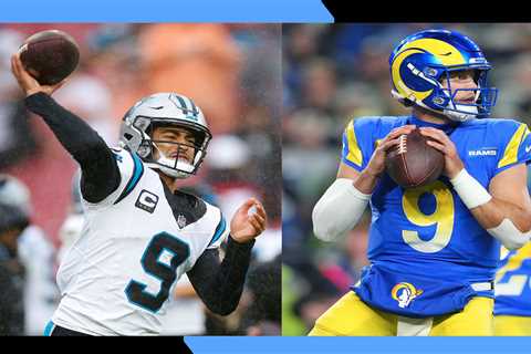 What do the cheapest tickets cost for the Panthers-Rams Wild Card game?
