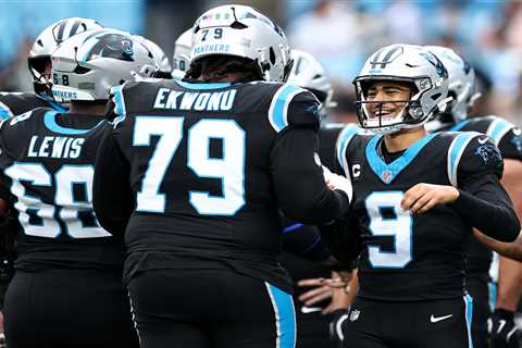 Panthers’ Ikem Ekwonu carted off field, ruled out for rest of game vs. Rams in brutal injury crusher