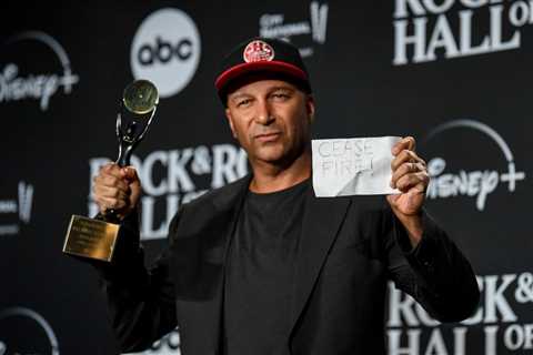 Tom Morello Calls Out Trump Administration for Using Alleged ‘Nazi Mass Murder Slogan’