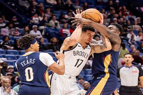 Nets blow fourth-quarter lead to lowly Pelicans as losing streak hits five