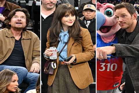 Chris Pratt, Jason Bateman, Zooey Deschanel flock to Intuit Dome for Lakers vs. Clippers