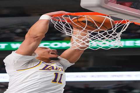 Lakers’ Jaxson Hayes participating in NBA’s dunk contest