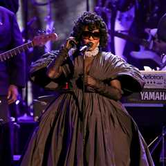 Lauryn Hill Performs in Carolina Herrera Spring 2026 Black Gown at the GRAMMYs Tribute Honoring..