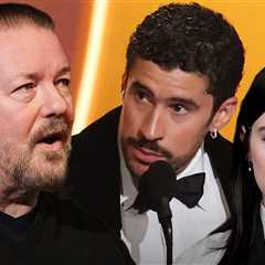 Ricky Gervais Slaps Down Celebs for Making Political Speeches at Grammys