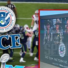 ICE Ads Photographed Around Levi's Stadium Ahead of Super Bowl