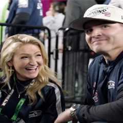 Rare moment between Seahawks coach Mike Macdonald and wife caught on video after Super Bowl triumph