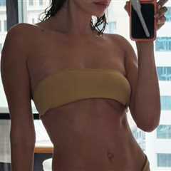 A-List Babe In Yellow Bikini Guess Who!