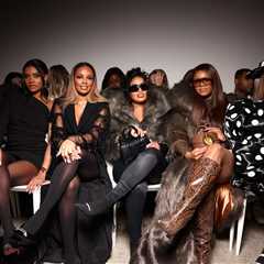 Claire’s Life: Front Row at Christian Siriano with Jackie Aina, Whoopi Goldberg, Monica, Althea..