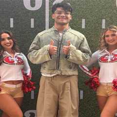 Puka Nacua poses with 49ers cheerleaders, and Rams fans aren’t laughing