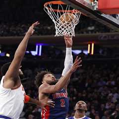 Knicks torched by Pistons again as Cade Cunningham drops 42, chances at top seed get even bleaker