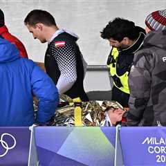 Austrian bobsledder hospitalized after horrific Olympics crash