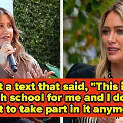 Hilary Duff Finally Addressed The Toxic Mom Group Drama With Ashley Tisdale, And Here's What She..