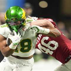 Oregon’s Kenyon Sadiq’s solid chops primed to skyrocket stock at NFL combine