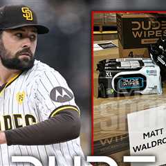 MLB's Matt Waldron Offered Free Dude Wipes After Butt Infection Surgery