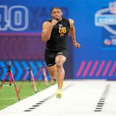 Quarterback prospect Taylen Green dazzles with record-setting day at NFL combine