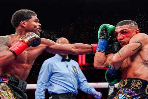 Shakur Stevenson dominates Teofimo Lopez to become four-division champion