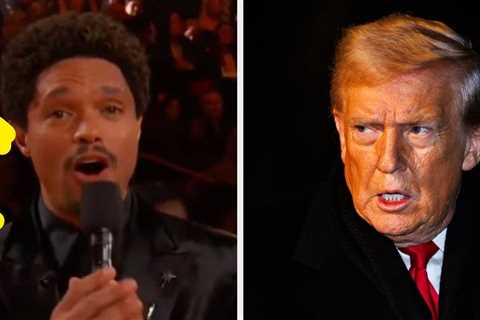 Trump Reaaaallly Didn't Like This Trevor Noah Joke About Epstein At The Grammys