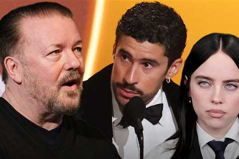 Ricky Gervais Slaps Down Celebs for Making Political Speeches at Grammys