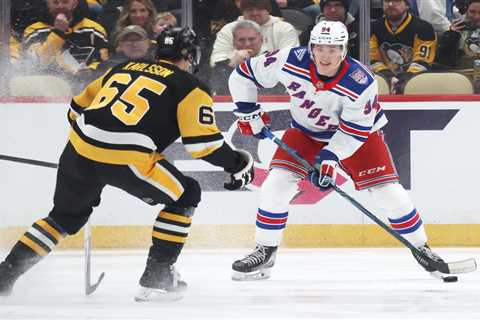 Gabe Perreault seeking stretch-run lessons as Rangers’ season slips away